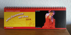 Tischkalender arte Flamenco en vivo 2014